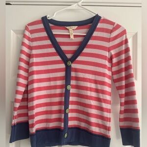 Matilda Jane Pink and Blue Striped Button Down Shirt